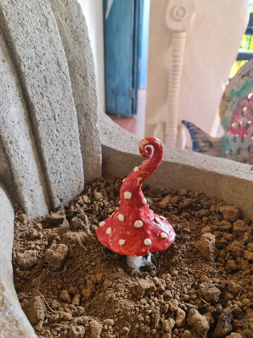 Ceramic mushroom
