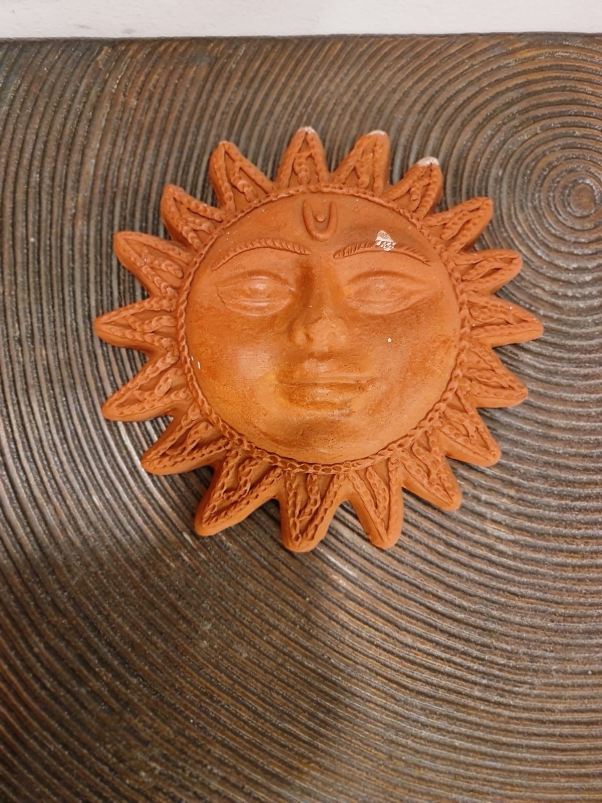 Siroi Terracotta Sun Wall Hanging
