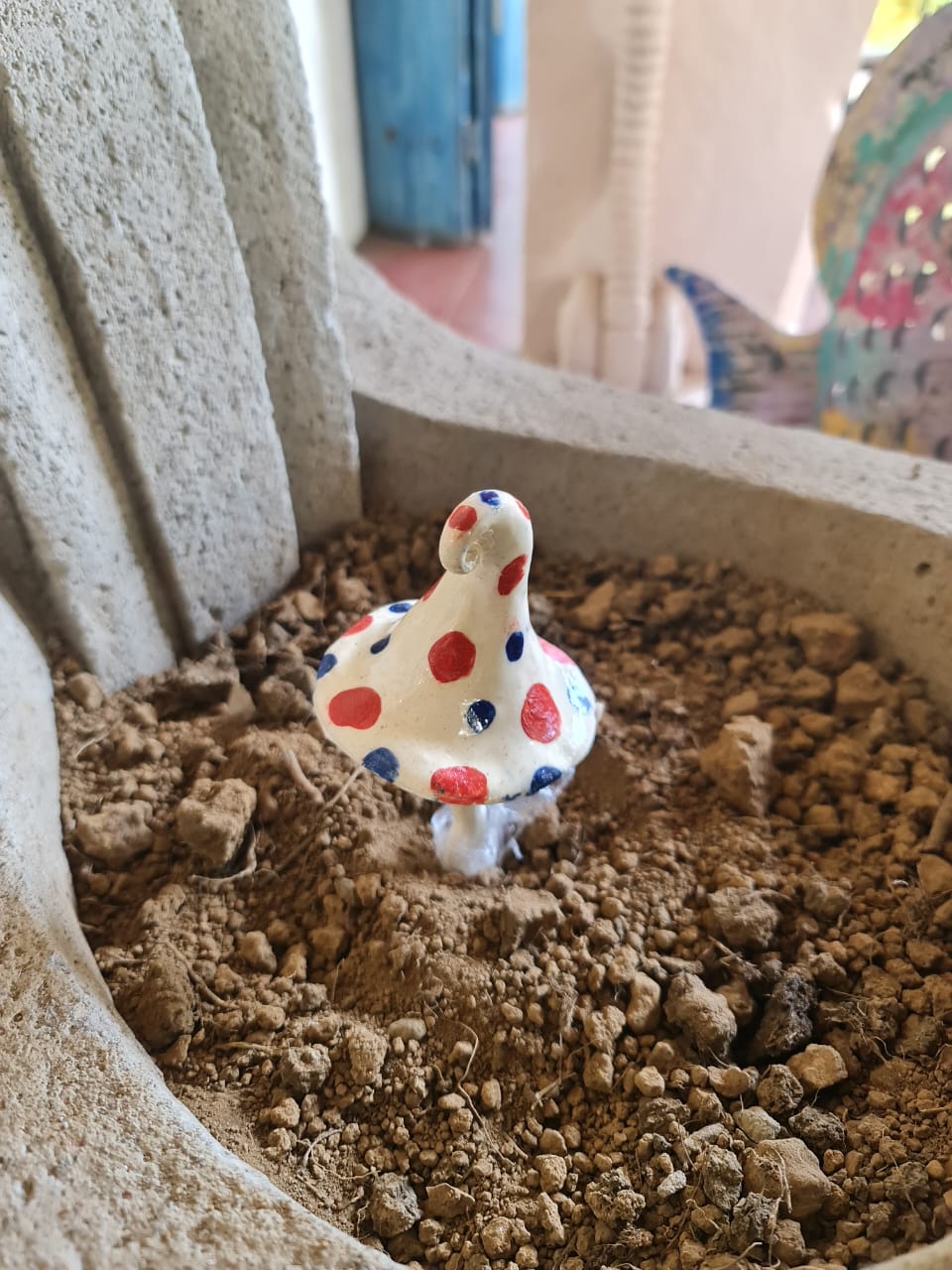 Ceramic mushroom
