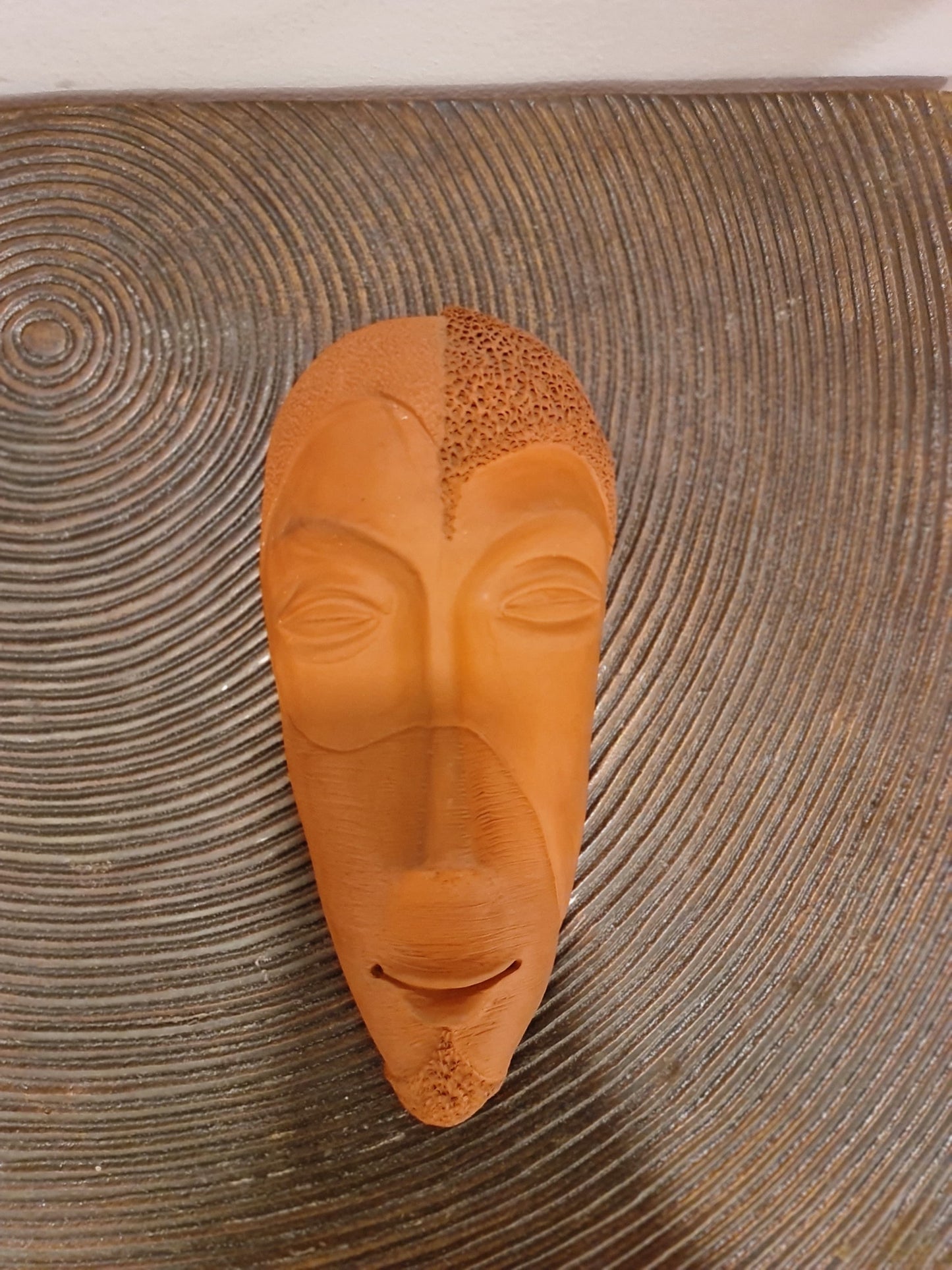 TERRACOTTA QUIRKY FACE MASK