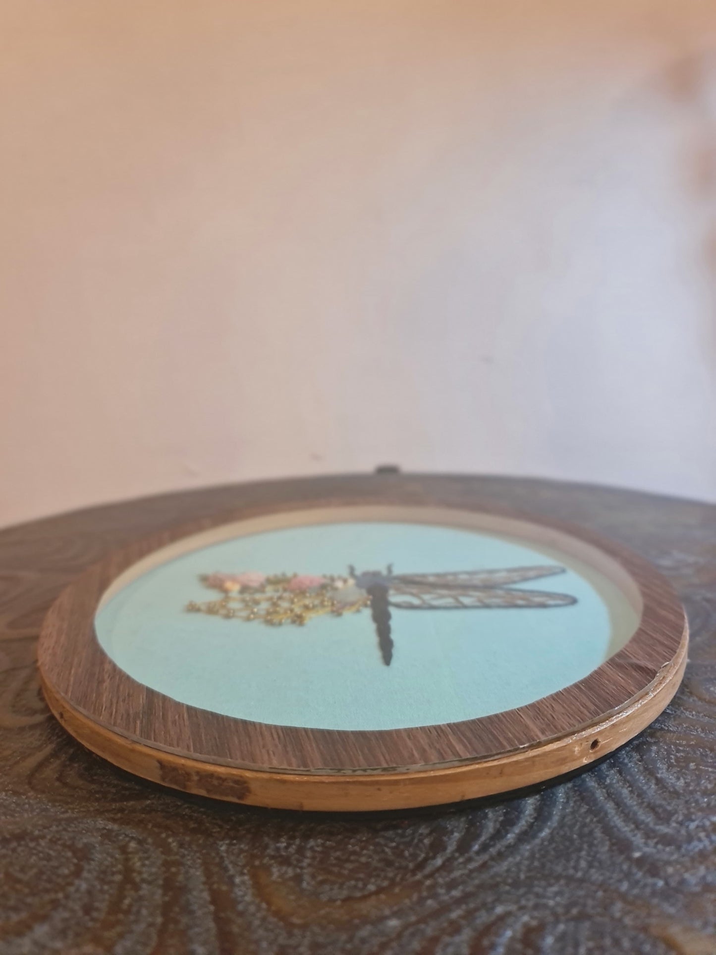 Hand-Embroidered Art Hoop