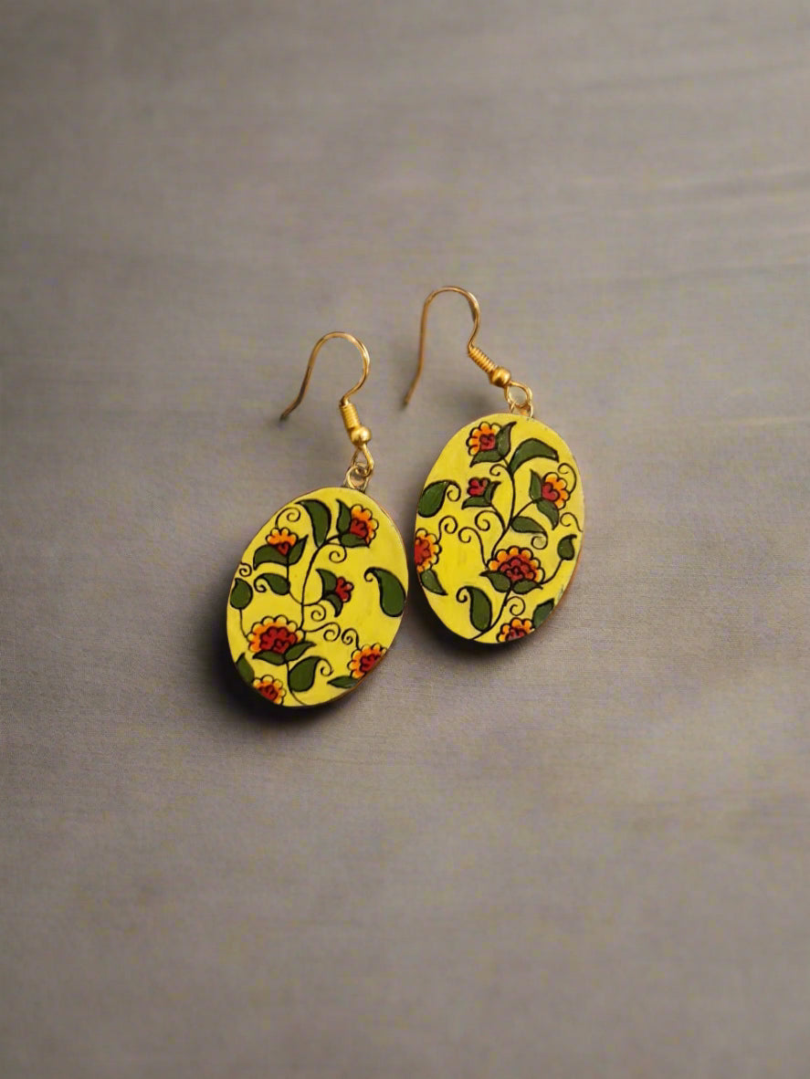 Yellow Trellis Floral