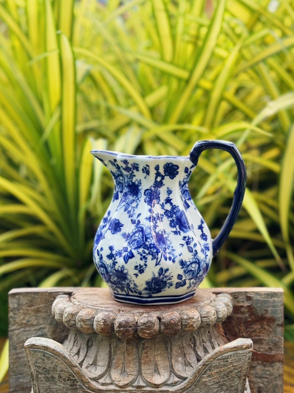 Blue Pottery Jug