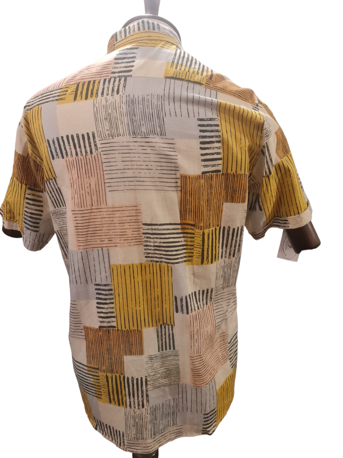 Cotton Printed Yellow Shirt