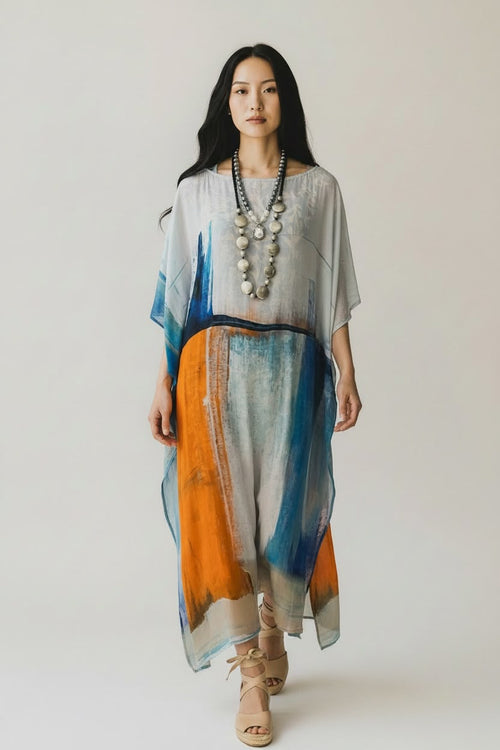 Azure Ember Kaftan