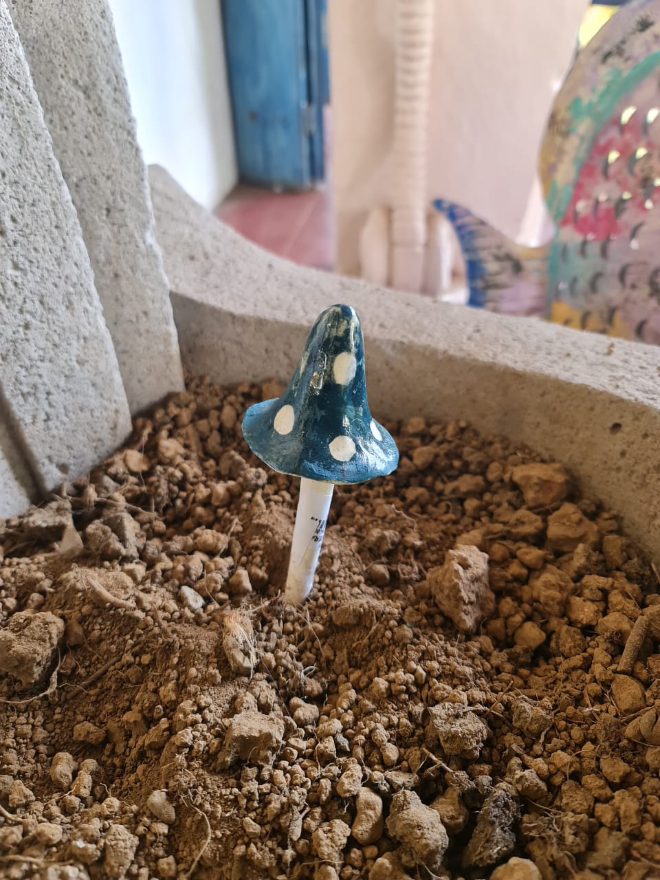 Ceramic mushroom