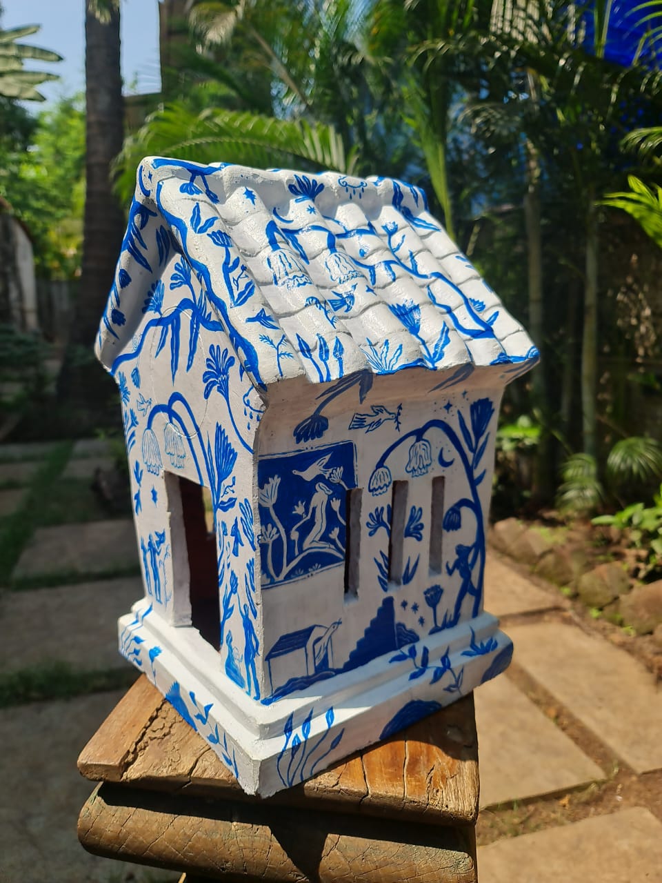 Terracotta Hand-Painted House