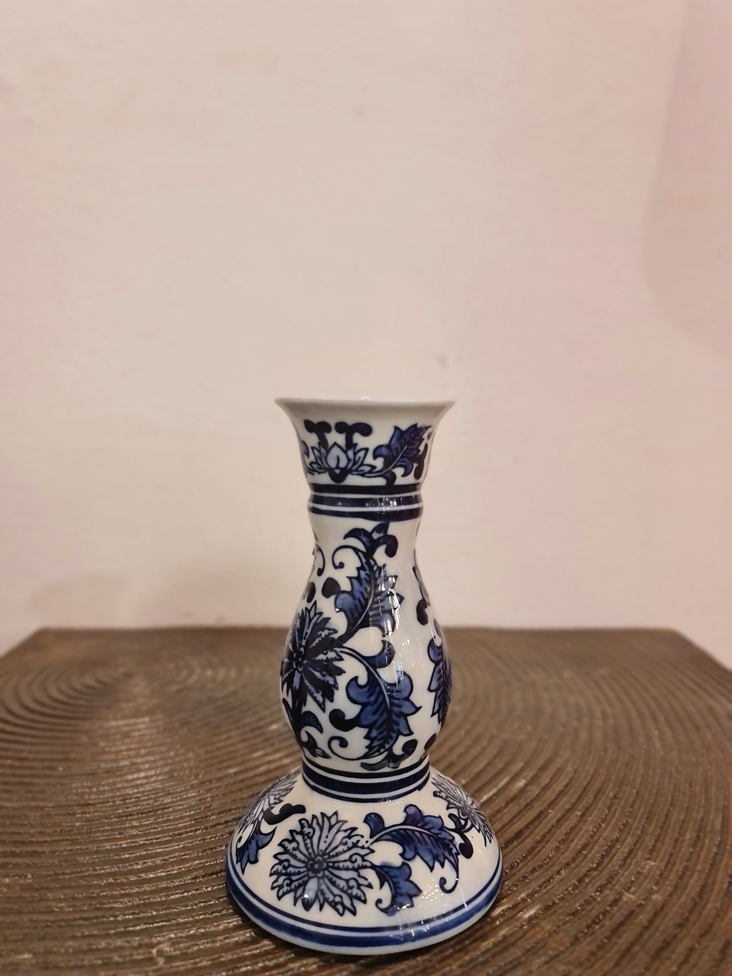 Blue Pottery Medium Candle Stand Each