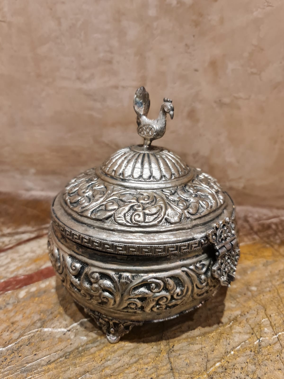 Antique Bowl With Lid