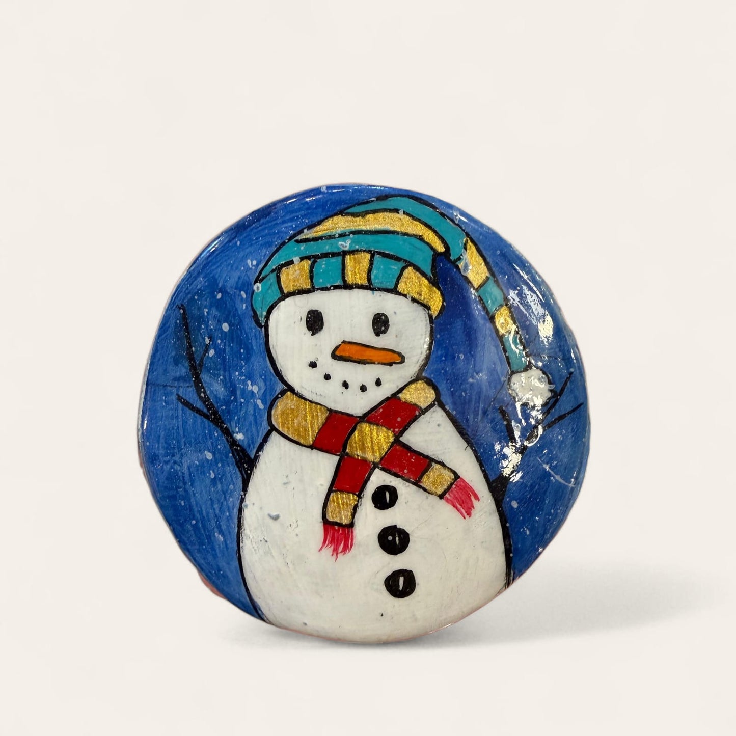 set of 4 santa coaster