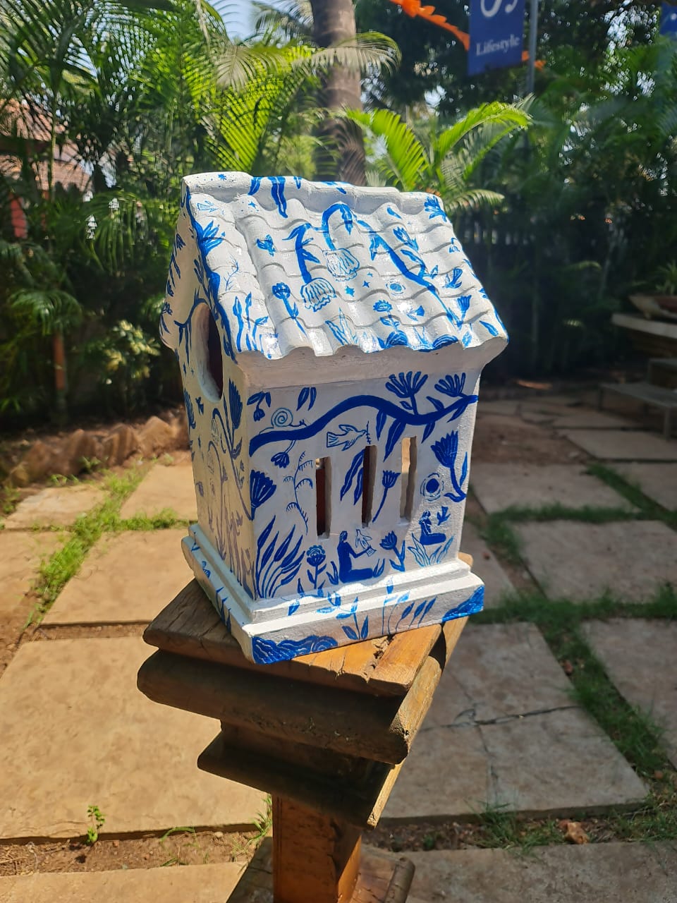 Terracotta Hand-Painted House