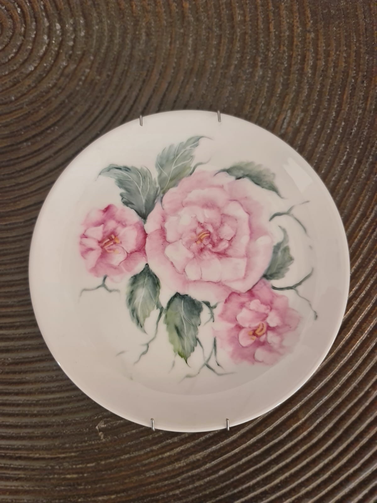 Hand Painted Porcelin Pink