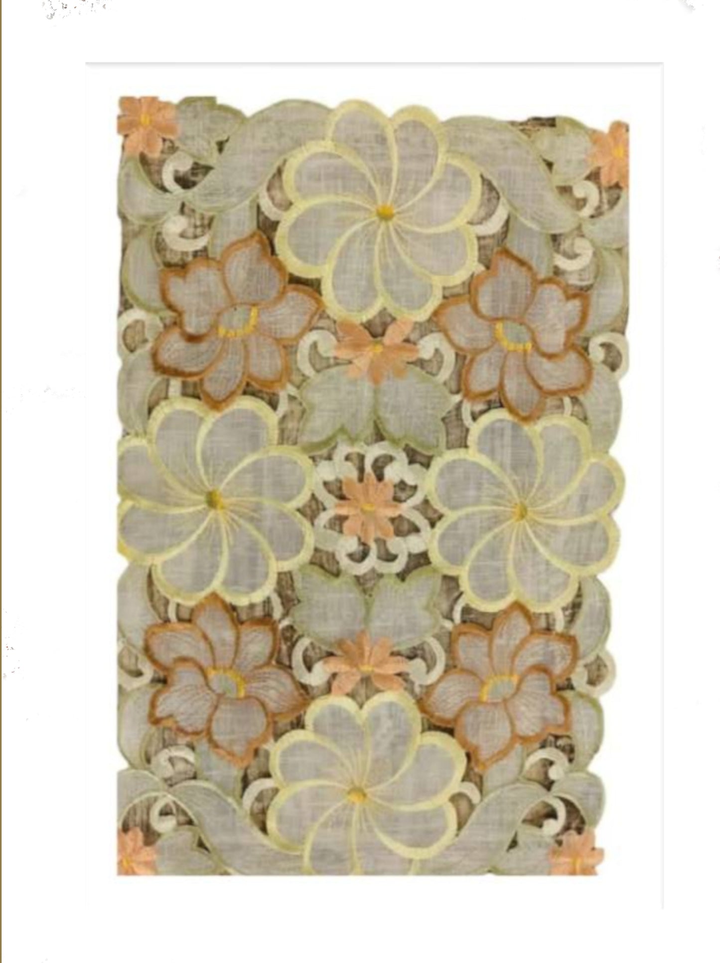 Tissue Embroidered Table Mats