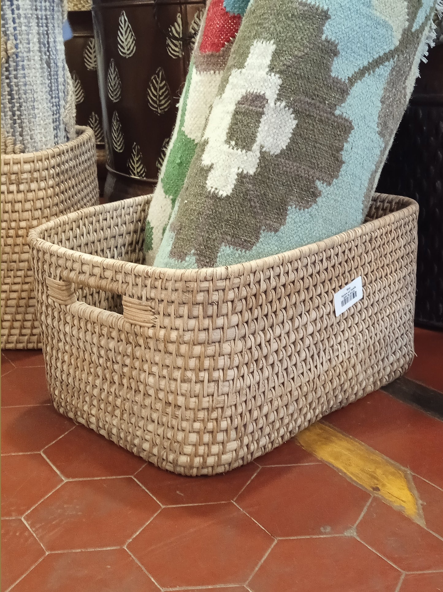 Square Cut Handle basket