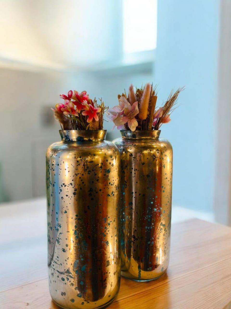 Silver Finish Flower Pot each