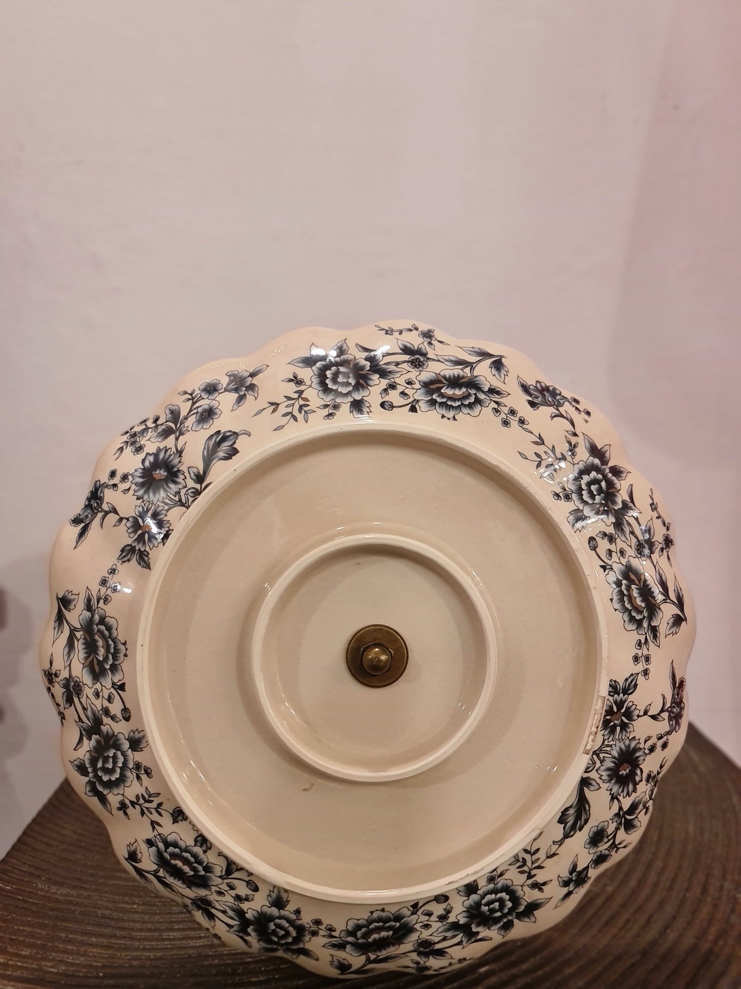 Blue Pottery Cake Stand