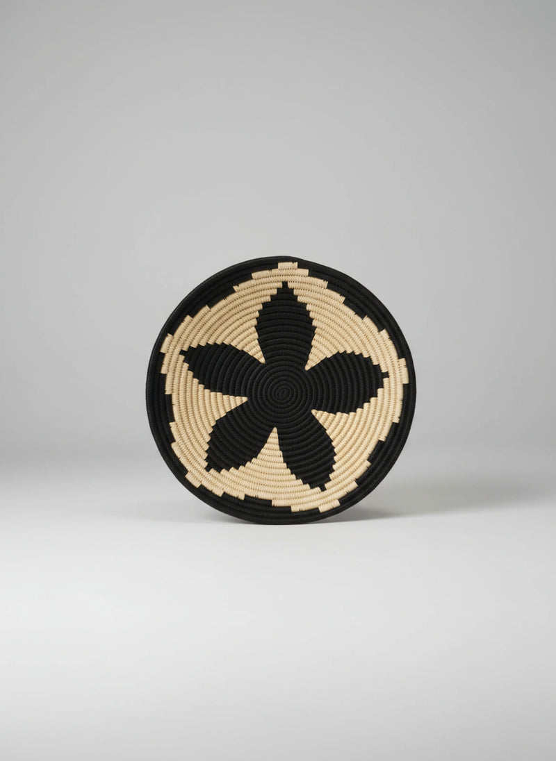 Floral Harmony Handwoven Wall Basket