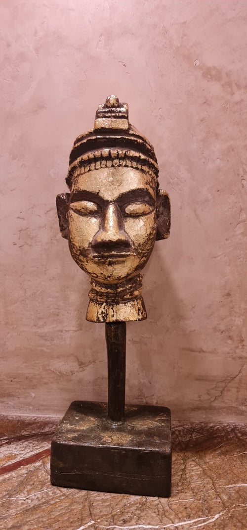 Antique Wooden Face
