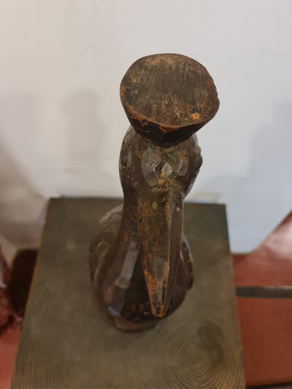 Wooden bird Candle Stand