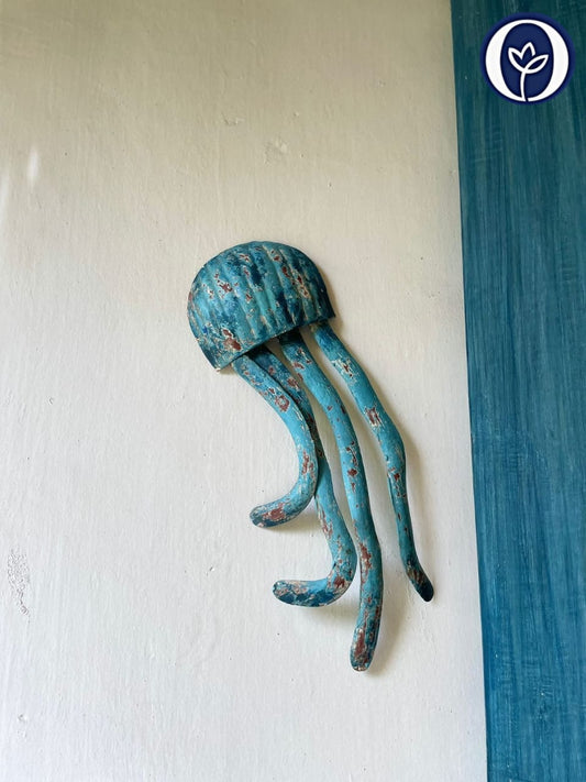 Iron wall Hanging Jelly Fish