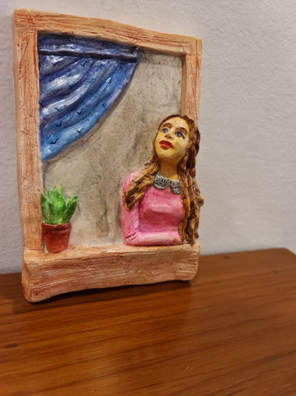 Girl On Window