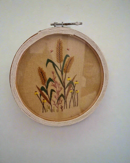 Hand Embroidered Art hoop