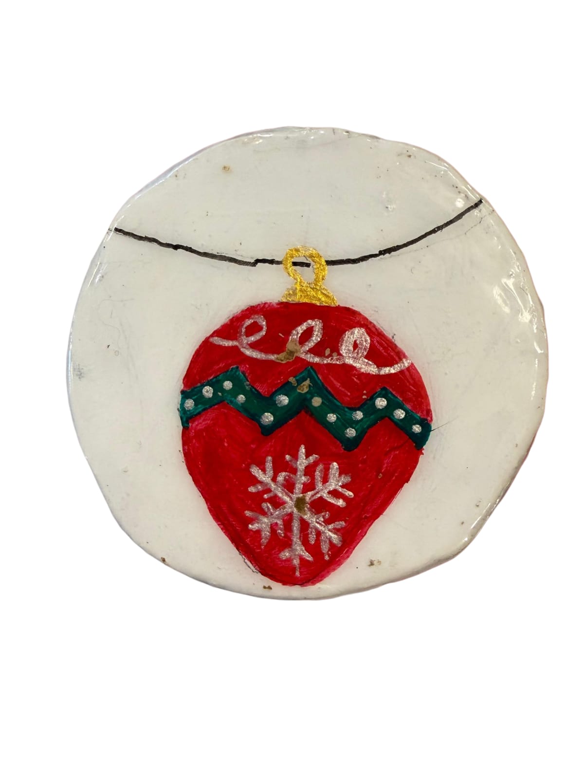 set of 4 baubles coaster