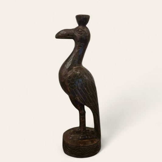 Wooden bird Candle Stand