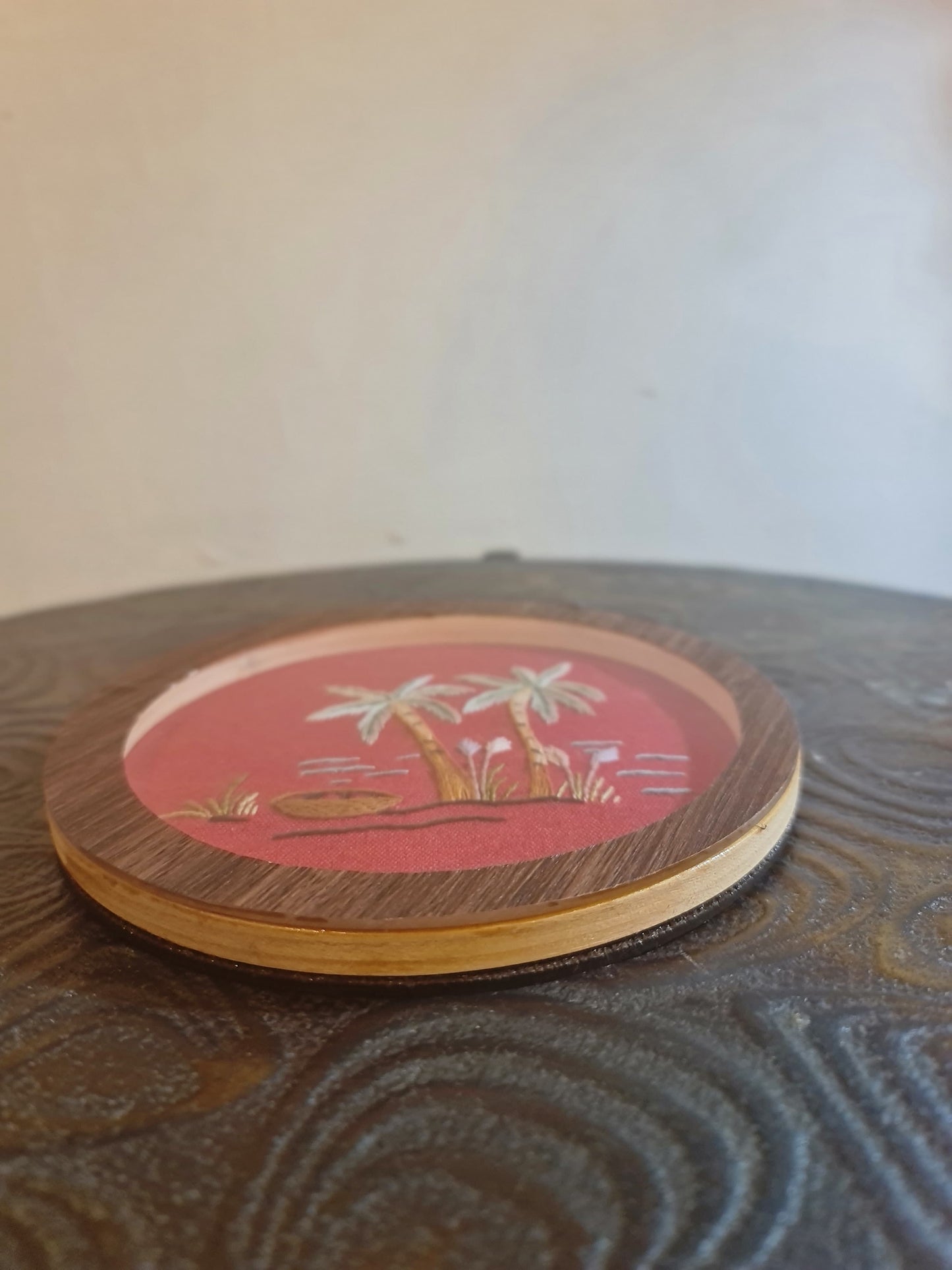 Hand-Embroidered Art Hoop