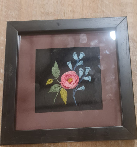 Small Red Rose Wall Art