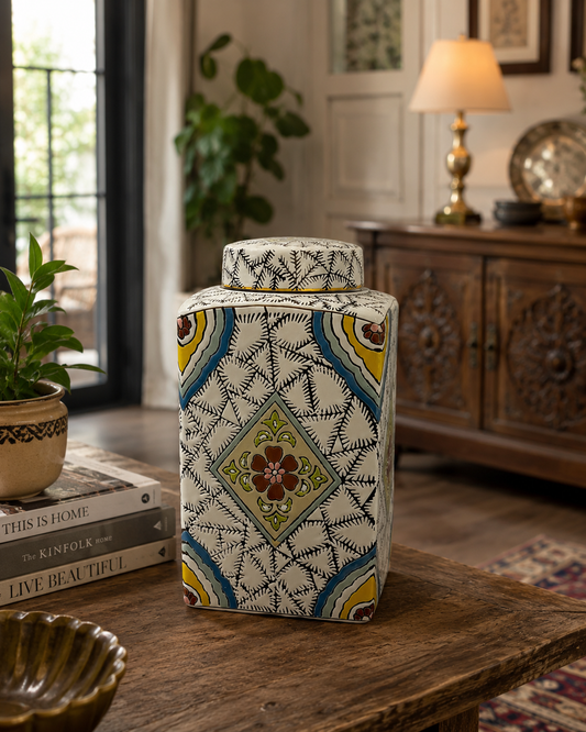 Handcrafted Ceramic Decorative Ginger Jar