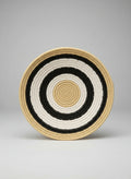 Monochrome Orbit Handwoven Wall Basket