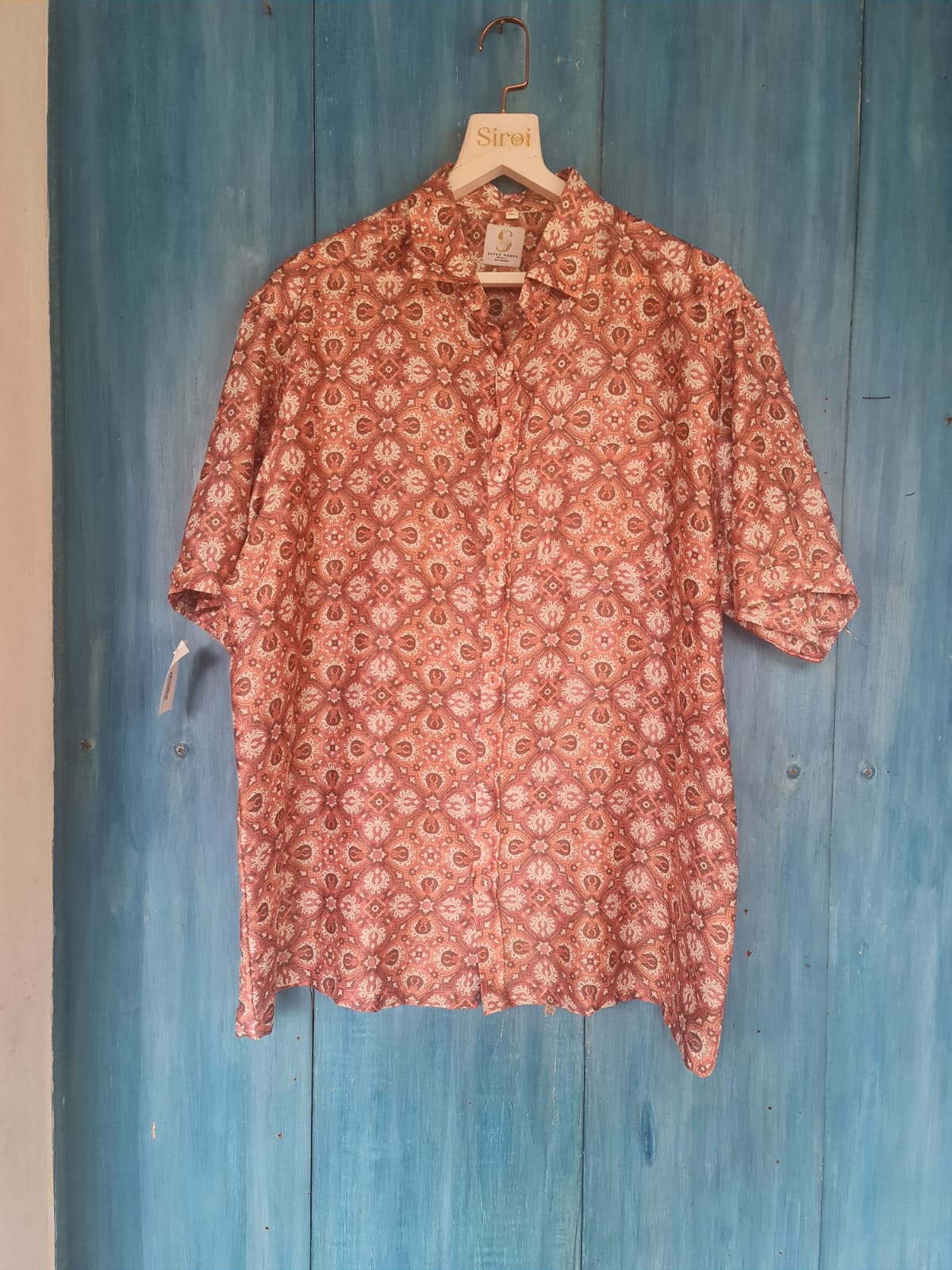 Peach Cotton Shirt