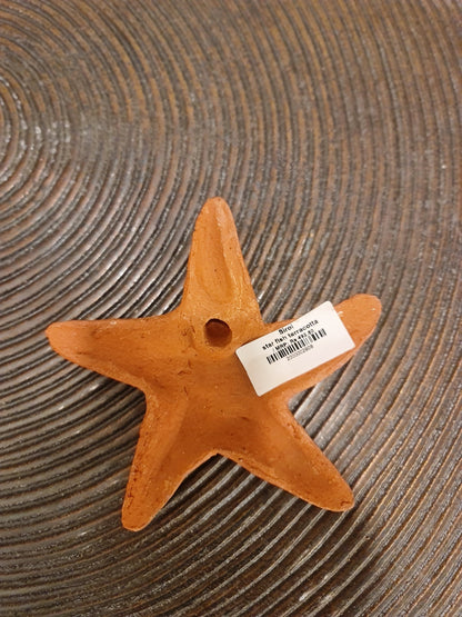 Terracotta Starfish Wall Decor