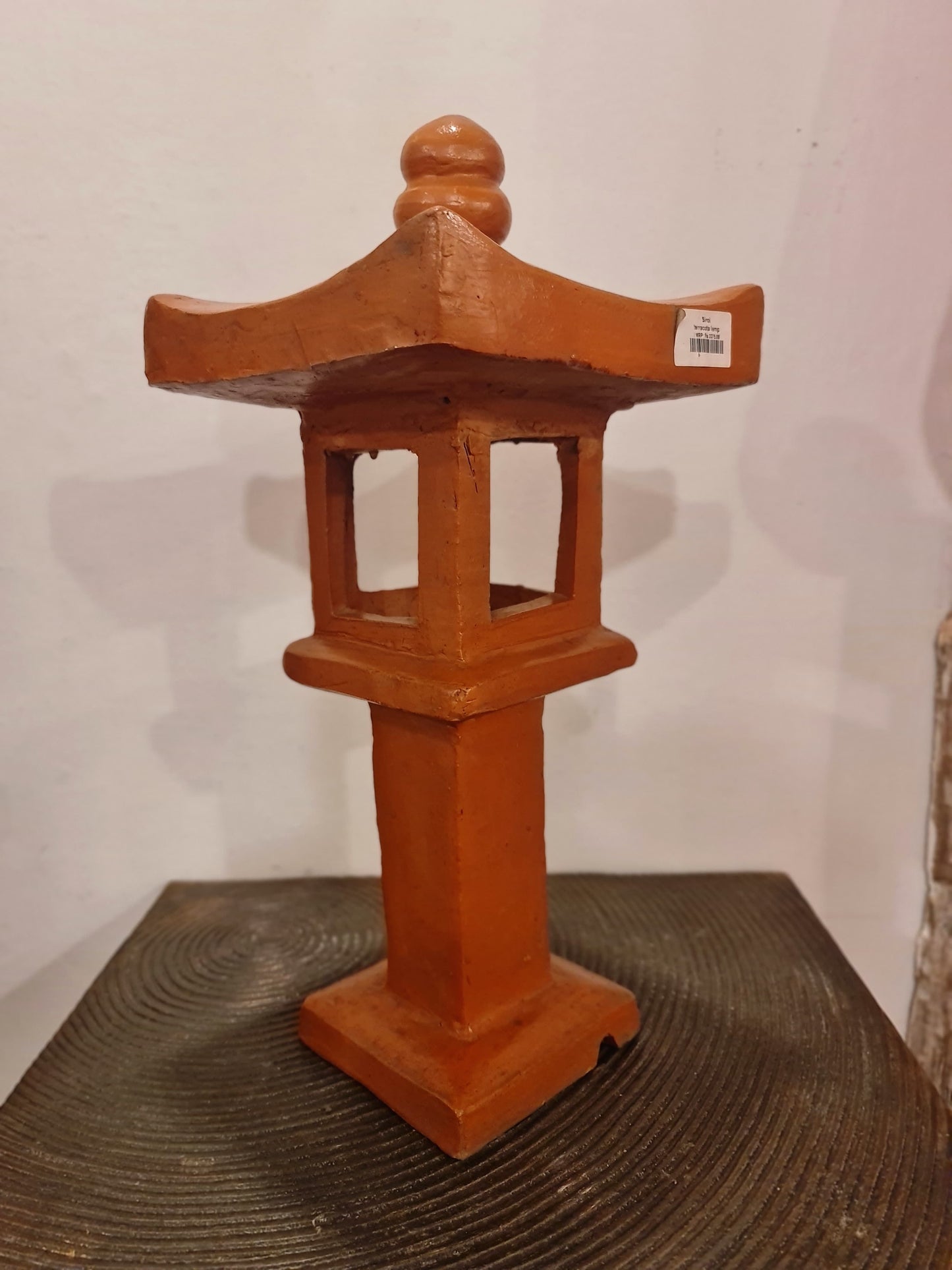 terracotta lamp