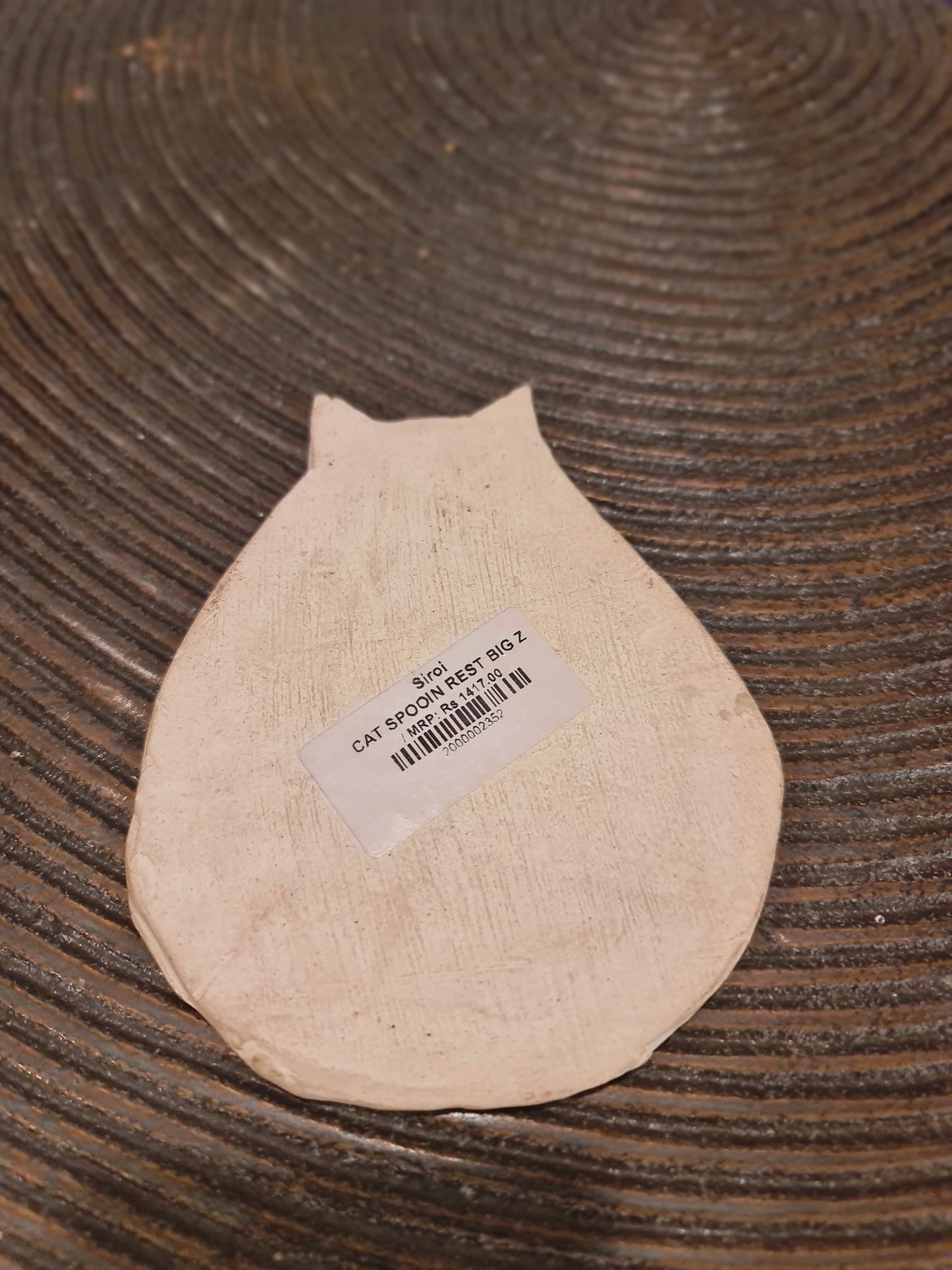 Cat Spoon Rest Big