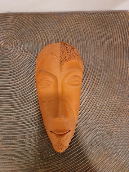TERRACOTTA QUIRKY FACE MASK