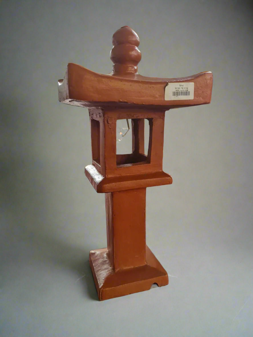 terracotta lamp