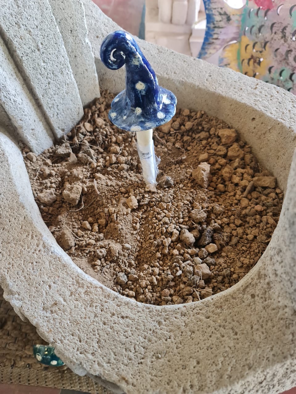 Ceramic mushroom