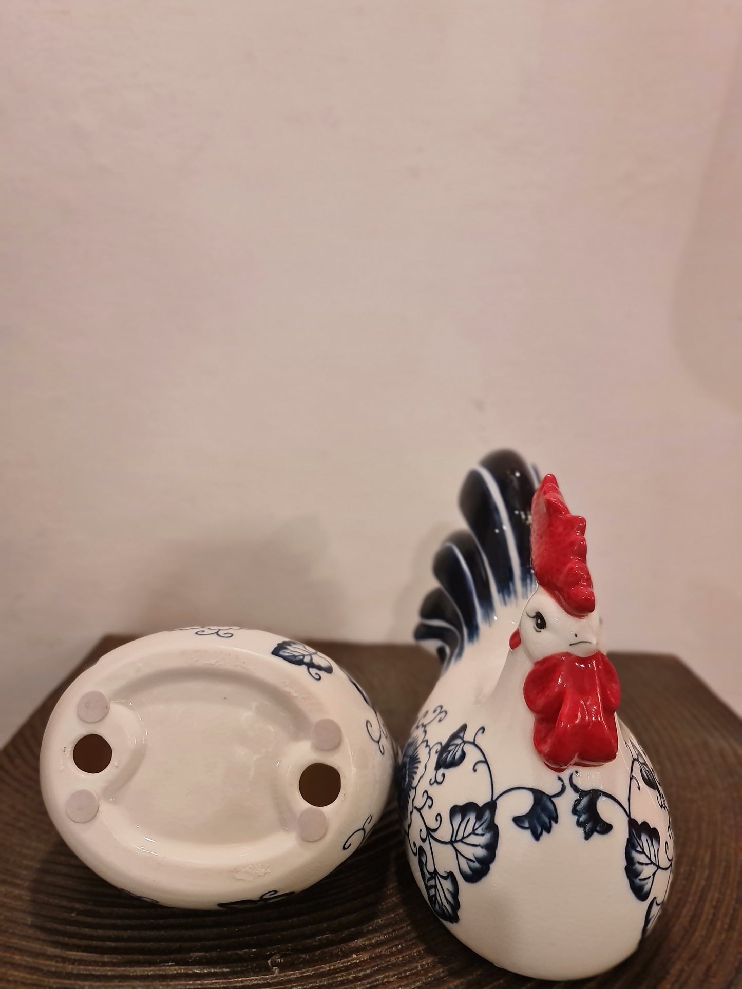 Pair of Ceramic Rooster