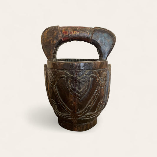 Wooden Kamandal Heart
