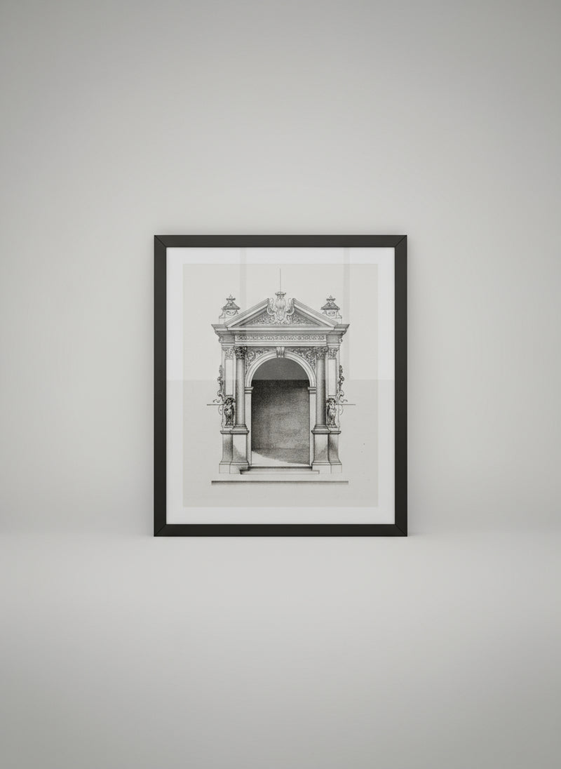 Framed Architectural Artwork