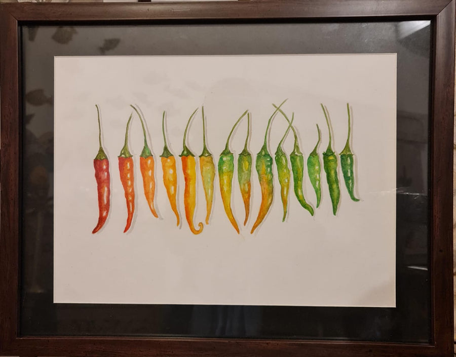Wall Art Chillies