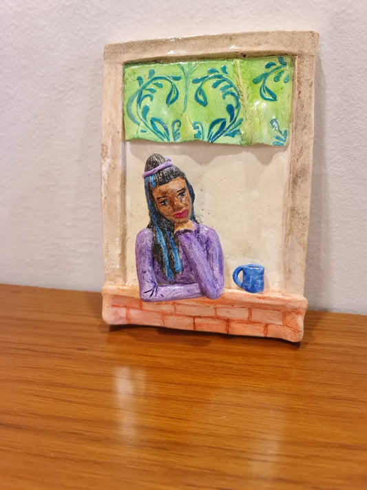 Girl On Window
