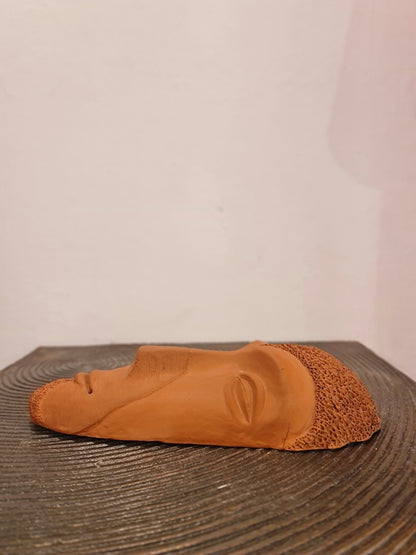 TERRACOTTA QUIRKY FACE MASK