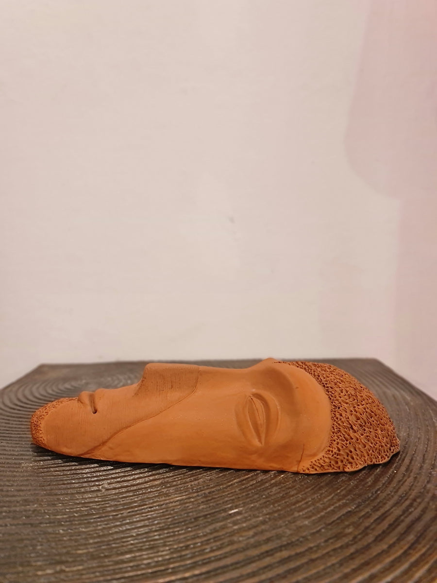 TERRACOTTA QUIRKY FACE MASK