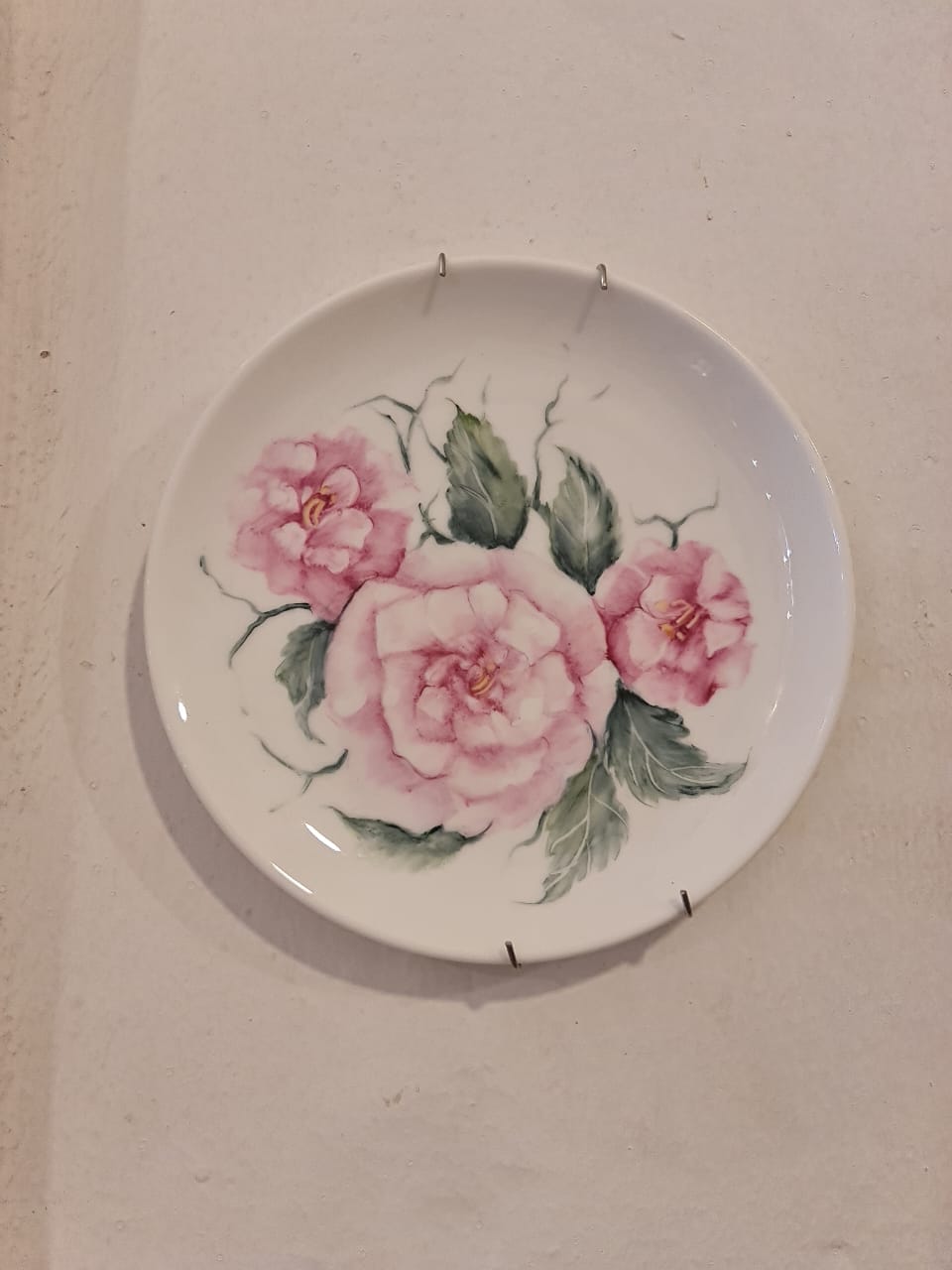 Hand Painted Porcelin Pink