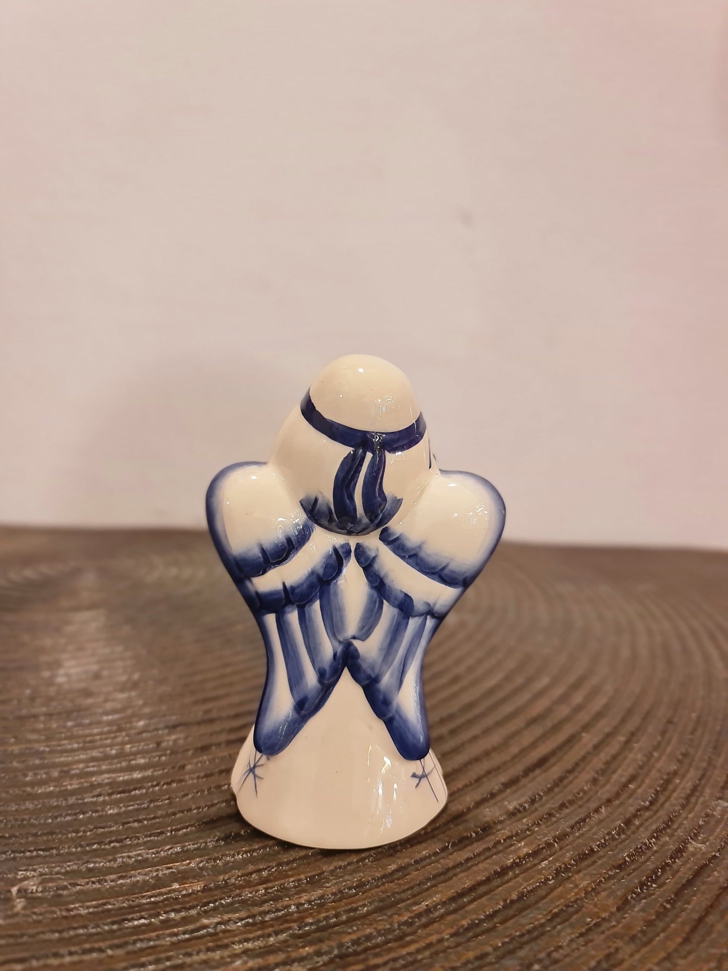 Blue pottery angel EACH