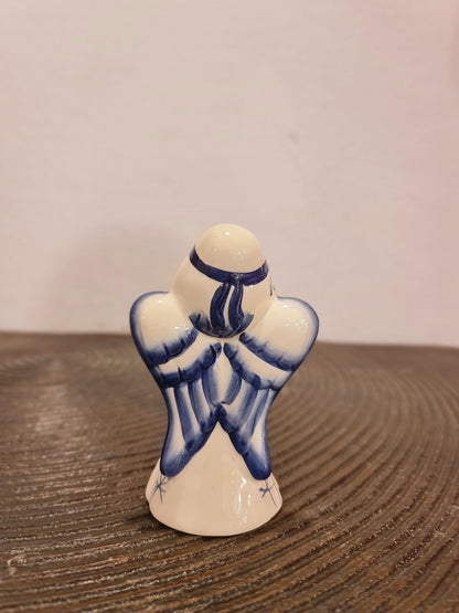 Blue pottery angel EACH