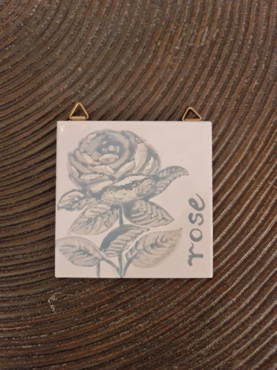 Painted Tile Rose